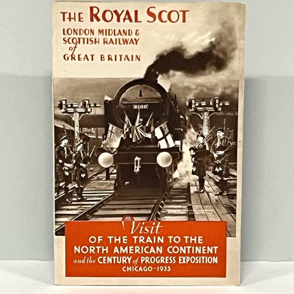 The Royal Scott Railway Exposition Chicago 1933 Info Pamplet